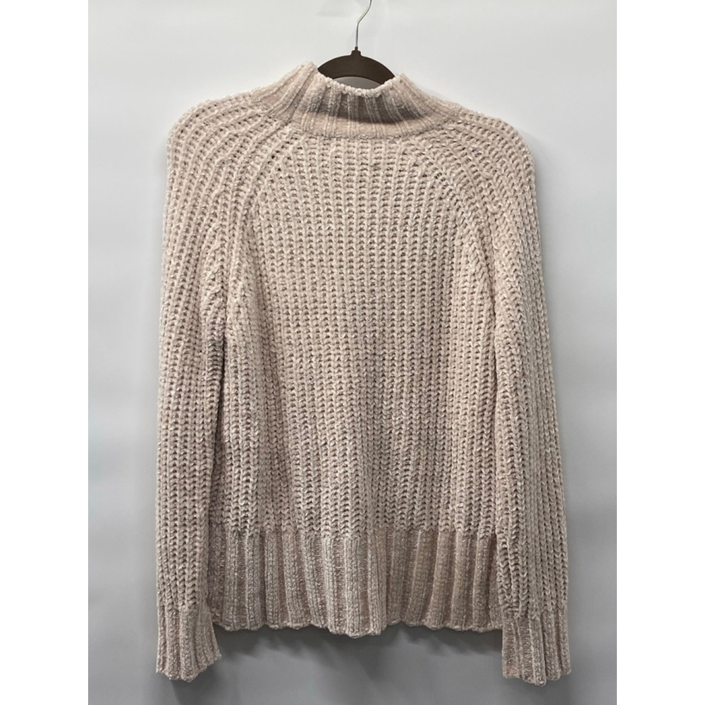 Women's bella dahl Beige Ribbed Turtleneck Sweater XS - Picture 3 of 5